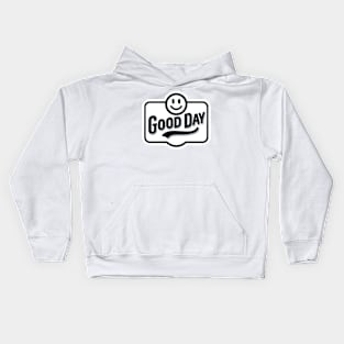 smile emoticon good day Kids Hoodie